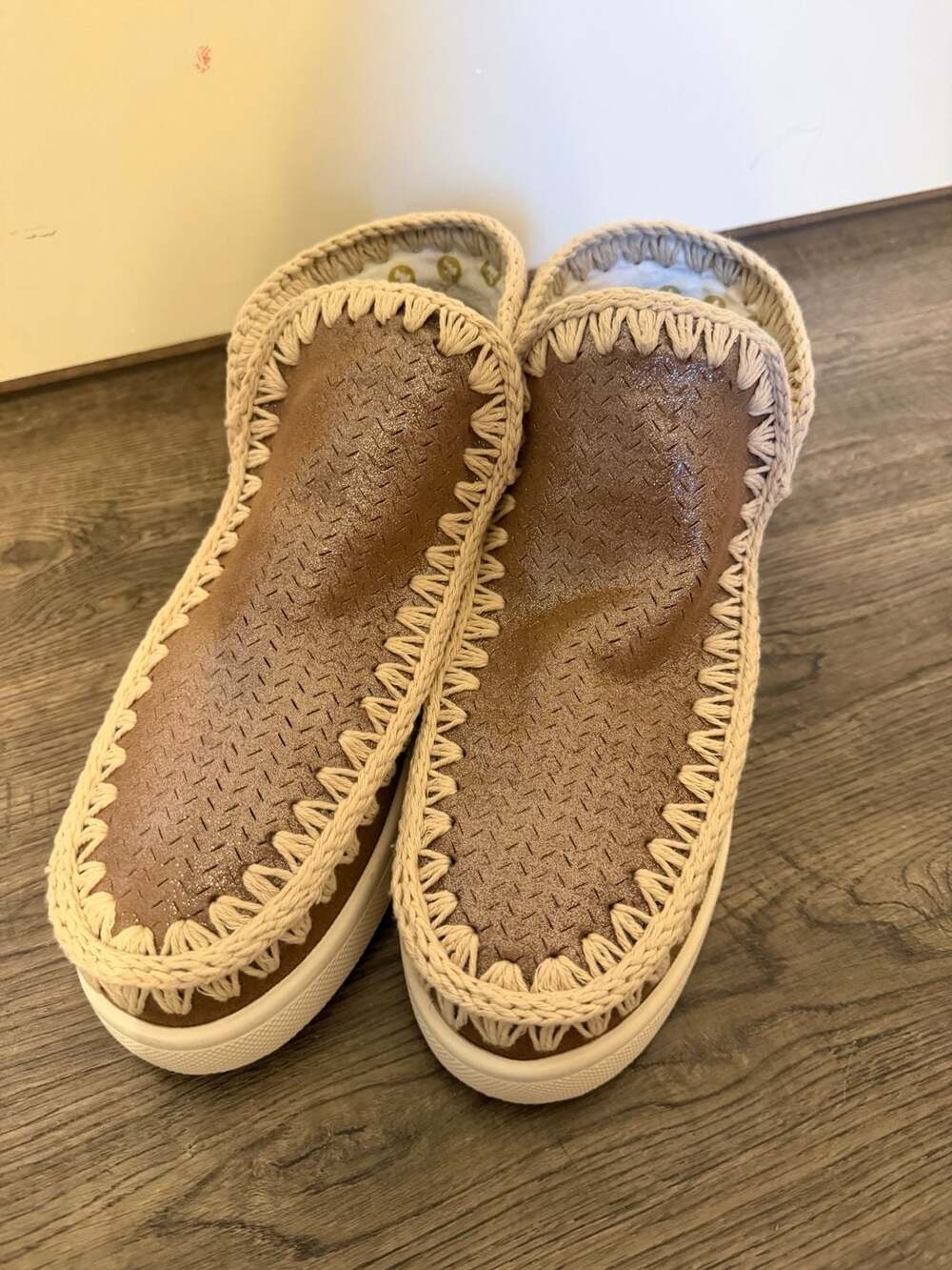 Mou Summer Eskimo Sneakers in Brown Leather